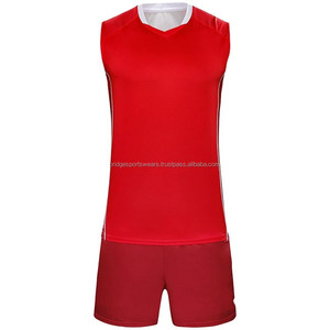 Ensemble d'uniformes de volley-ball personnalisés, impression par sublimation, 100% polyester, respirant, séchage rapide - Product Image 6