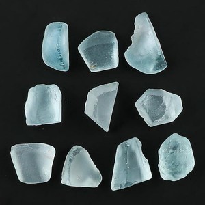 15-17 piezas de topacio azul cielo natural de 8-16 mm, granate, piedras preciosas sin tratar, cristales crudos sueltos para la fabricación de joyas - Product Image 5