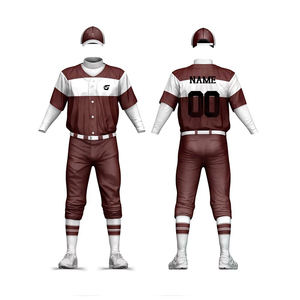Uniforme de Béisbol Deportivo, Nuevo Diseño, Uniforme de Béisbol 100% Poliéster en Venta - Product Image 1
