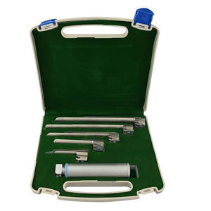 Set de Laringoscopio Veterinario con 5 Hojas Miller de 75 y 210 mm, Kit de Intubación, Instrumentos Quirúrgicos de Acero Inoxidable - Product Image 2