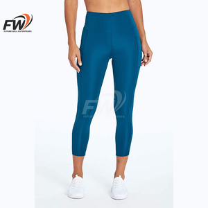 Custom Logo <b>Leggings</b> For Women High Waist Gym Activewear Butt Lift Yoga Pants Elastic Compression Scrunch <b>Seamless</b> <b>Leggings</b> Logo - Product Image 2