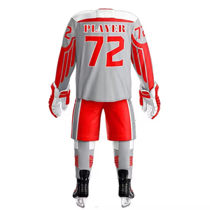Uniforme de hockey sur glace de marque à prix imbattables, qualité supérieure, meilleur matériau, design personnalisé, respirant - Product Image 3