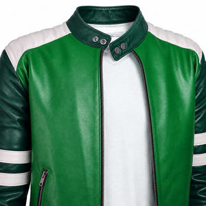 <b>SMART</b> SHINE ENTERPRISES <b>Men</b> Premium Genuine Leather <b>Jacket</b> Soft Comfortable Classic Casual Full Zip Durable Fashion Everyday - Product Image 6