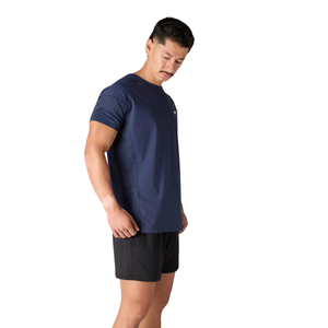 Camiseta Deportiva de Manga Corta para Hombre, Corte Ajustado, para Gimnasio, Entrenamiento, Suave y Elástica, Venta al Por Mayor OEM - Product Image 4