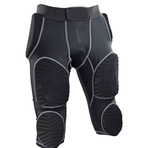 Custom Made Men's Nylon/Acrylic <b>Plaid</b> Pattern Anti-Bacterial Slim Fit Elastic Drawstring American Football <b>Pants</b> - Product Image 2