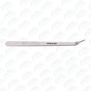 Manches de scalpel jetables et réutilisables en acier inoxydable, compatibles avec les lames chirurgicales, manche de scalpel incliné de 20,5 cm, instrument médical - Product Image 2