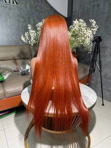 Peluca de Cabello Humano Remy Vietnamita Anh Hair W20 de 28 Pulgadas, Liso Natural, Marrón Claro, con Cierre 5x5, Sin Pegamento, Encaje Transparente, 250% de Densidad - Product Image 2