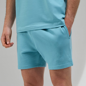 Men Sports Shorts Good Quality Polyester Spandex Quick Dry Fitness Shorts <b>Elastic</b> Soft Breathable Solid Running Shorts - Product Image 1