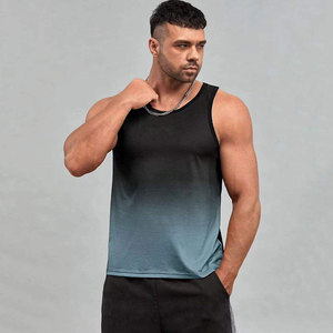 Men Gym Athletic Tank Top Sleeveless Muscle Workout Training Sport Quick Dry <b>Running</b> Tank Top Vest - Product Image 3