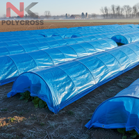 Bâche de protection anti-UV et anti-moisissure pour céréales, en HDPE stabilisé aux UV, tissée, pour stockage extérieur à long terme