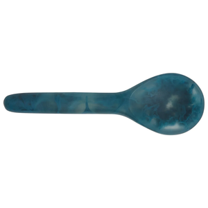 Cuillère de service en résine marbrée bleue et blanche, louche décorative pour soupe, ensemble d'ustensiles à dessert - Product Image 5