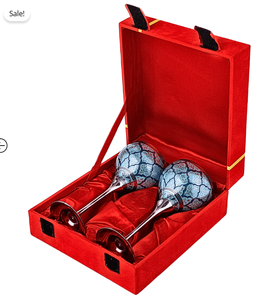 Verres à vin en laiton, flûtes à champagne vintage en métal, verrerie pour Diwali, mariage, anniversaire, cadeau pour couples, mariage - Product Image 3