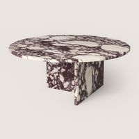 Table basse ronde élégante avec centre de table en marbre, mobilier design haut de gamme, décoration contemporaine, table en marbre, décoration de meubles en marbre, style moderne