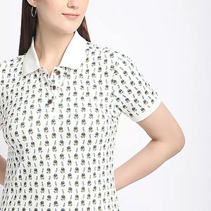 เสื้อโปโลผู้หญิงทรงปกติสำหรับกิจกรรมกลางแจ้ง แบบซับลิเมชั่น สำหรับใส่ลำลอง ขายส่ง รับสกรีนโลโก้ เสื้อโปโลผู้หญิงสำหรับฤดูร้อน - Product Image 6