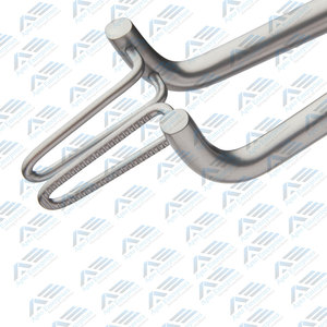 240 Mm Kogan Endocervical Speculum Offset Ring Handles Fenestrated Jaws Gynecological Instruments Grasp Tissues - Product Image 3