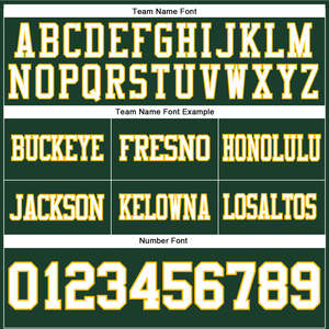 Camiseta de Fútbol Americano Verde Personalizada para Hombres, Mujeres y Jóvenes, Camiseta de Fútbol con Nombre y Número del Equipo Impresos - Product Image 4