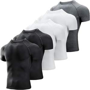 Camiseta Personalizada para Hombre, Tejida, con Serigrafía, 100% Algodón Ecológico, Transpirable, de Secado Rápido y Antiarrugas, OEM - Product Image 3