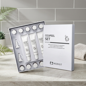 Ensemble de crème exfoliante Marykit Cica Peel AHA, soins coréens pour une exfoliation douce des pores et des peaux mortes - Product Image 1