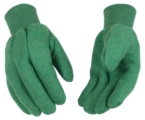 Guantes de trabajo de 24oz, verdes, de forro polar, con puño de punto, para trabajo pesado, cálidos y de seguridad, al por mayor - Product Image 1
