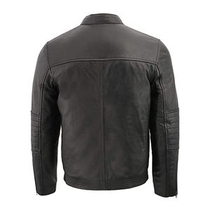 Veste en cuir et toile imperméable de qualité supérieure, confortable et à séchage rapide pour hommes, idéale pour l'hiver, vente chaude, faible MOQ, personnalisable - Product Image 3