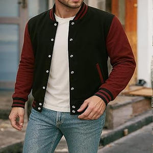 Vestes universitaires respirantes avec broderie personnalisée, logo imprimé, manches longues, veste pour jeunes universitaires - Product Image 2