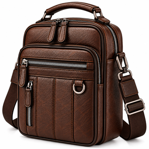 Bolso de Hombro de Cuero a Precio de Fábrica, Bolso Bandolera Personalizado, Bolso de Viaje, Conjunto de Bolsos de Hombro de Cuero Unisex Personalizados - Product Image 5