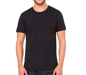 T-shirt décontracté d'été pour homme, personnalisé avec logo brodé, en coton peigné 150g, à manches courtes, col ample, imprimé, respirant - Product Image 6