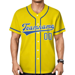 Maillot de baseball pour homme très tendance, qualité supérieure, nom et numéro des équipes brodés, vêtements de softball, uniforme de baseball, maillot de sport - Product Image 1