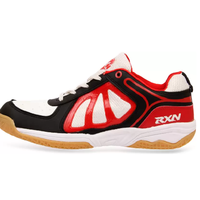 Chaussures de badminton d'été unisexes RXN en maille blanche et rouge avec semelle intérieure en caoutchouc Numeric_11, chaussures de tennis de table de printemps