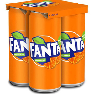Fanta Soft Drink Original Orange, Grape, Pineapple & More | Carbonated <b>Beverages</b> in Cans - Product Image 6