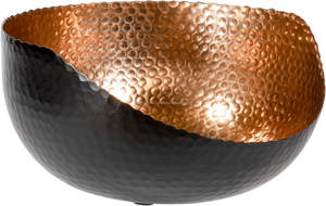 Bol à fruits moderne éco-durable d'Alibaba en cuivre fait à la main avec bord de vague de pétoncle pour les fêtes à la maison nouveauté - Product Image 3