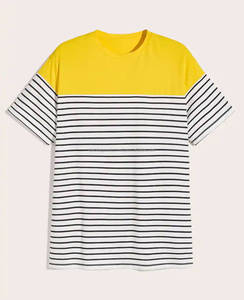 เสื้อยืดผู้ชายขายส่ง ผ้าฝ้าย 100% เป็นมิตรกับสิ่งแวดล้อม รับทำโลโก้ตามสั่ง OEM - Product Image 1