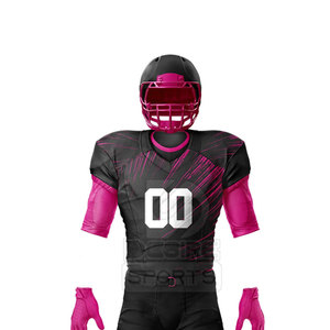 Uniforme de Fútbol Americano Personalizado de Fábrica, Impresión Personalizada, Transpirable, 100% Poliéster, Diseño Ligero y Duradero, Colores y Logotipo Personalizables - Product Image 3