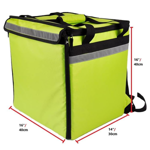 Sac à dos isotherme personnalisé pour la livraison de repas à vélo ou à moto, sac à repas chaud de qualité alimentaire - Product Image 4