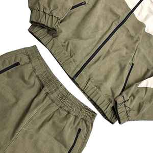 Ensemble de vêtements de sport pour homme, veste et pantalon de survêtement lumineux dans le noir, coupe-vent zippé - Product Image 5
