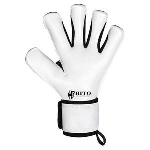 Gants de gardien de but professionnels personnalisés, contact de la paume avant en latex, dos en silicone injecté, enveloppe de pouce en caoutchouc, languette en T - Product Image 3