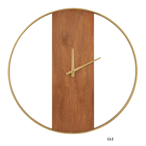 Classic <b>Art</b> Deco Square Iron Metal Wall <b>Clocks</b> with Quartz Movement and Antique Finishes for Traditional Decor - Product Image 3