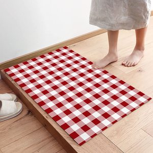 Alfombra Cuadrada Moderna Antideslizante y Resistente a las Manchas de Algodón Personalizada, Tapete para Puerta, Tapete para Piso, para Decoración del Hogar, Interior y Exterior - Product Image 4