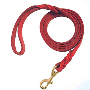 100% Genuine Leather Material Made Lowest Price Leather <b>Leash</b> For German Shepherd <b>Dog</b> Reasonable Price Leather <b>Dog</b> <b>Leash</b> - Product Image 3