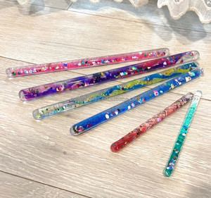 Glitter Liquid Filled Acrylic & <b>Colored</b> <b>Sand</b> Multi <b>Colored</b> Sensory Fidget Educational Toy for Wand - Product Image 6