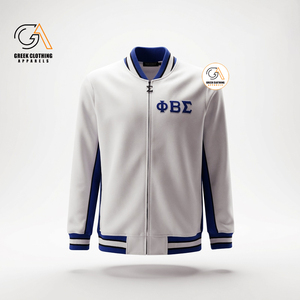 เสื้อแจ็คเก็ตผ้าซาตินสไตล์ร่วมสมัย ฟิ เบต้า ซิกมา |   เสื้อแจ็คเก็ตสไตล์ Preppy ปักลายตัวอักษร กระดุมเดี่ยว สำหรับผู้ชาย ระบายอากาศได้ดี เหมาะสำหรับฤดูใบไม้ผลิ - Product Image 5