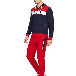 Ensemble de survêtement pour homme, deux pièces, hiver, avec sweat à capuche zippé et pantalon de jogging à cordon de serrage, style streetwear - Product Image 3