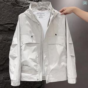 Chaqueta Ligera de Poliéster para Hombre, Resistente al Agua, Ropa Exterior Informal - Product Image 1