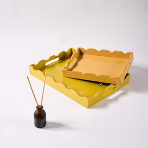 Vietnamese Custom Size Lacquer <b>Tray</b> with Shiny Finish for <b>Tea</b>, Coffee, Breakfast Serving and Home Table Decoration - Product Image 4