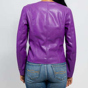 Stylish <b>Vintage</b> Leather <b>Jacket</b> <b>Women</b> Biker Look Slim Fit Comfortable Inner Lining Fashion <b>Jacket</b> For Party Travel And Wholesale - Product Image 5