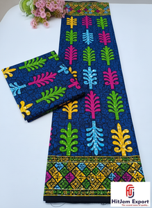 Tela Africana de Alta Calidad con Estampado de Cera y Ankara 100% Algodón para Mujer, Diseños Vibrantes y Modernos, Suministro al por Mayor en Accra - Product Image 5