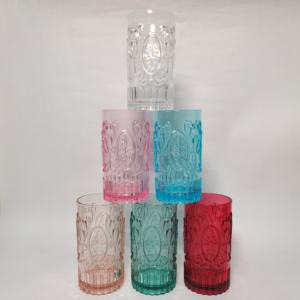 แก้วน้ำพลาสติกแบบวินเทจลายนูน ทนทาน ขนาด 19 ออนซ์ สีตามสั่ง สำหรับงานคริสต์มาส งานแต่งงาน และงานปาร์ตี้ - Product Image 6