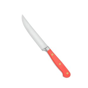 Cuchillos para carne de acero inoxidable duraderos con filo de corte suave y mango negro con triple remache para vajilla de restaurante y cocina doméstica - Product Image 5