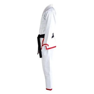 Uniforme de Entrenamiento de BJJ Ligero y Personalizable de Primera Calidad, Modelo 2026, Blanco Liso, Traje de Karate Profesional - Product Image 2