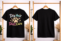 T-Shirt Personalizzata per Amanti dei Cani con Citazioni Divertenti, Maglietta Grafica Unisex in Cotone Casual a Maniche Corte, Abbigliamento OEM ODM all'Ingrosso